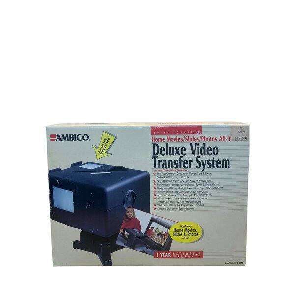 Ambico Deluxe Video Transfer System Home Movies/Slides/Photos All-In-One - Picture 2 of 8
